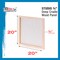 Unfinished Cradled Wood Panels for Painting, 2 Pack of 20x20 inch - Studio Birch Wooden Canvas Boards 3/4" Deep - Mixed-Media Craft, Acrylic, Oil, Encaustic, Paint Pouring Panel Board